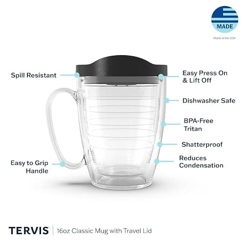 Tervis Peanuts Christmas Collage Made in USA Double Walled Insulated Tumbler Travel Cup Keeps Drinks Cold & Hot, 16oz Mug, Classic thumbnail 5