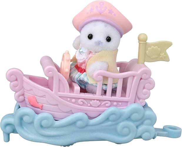 Sylvanian Families - 5820 Amusement Park Ride Set -Ride The Waves- Dollhouse Playsets thumbnail 7