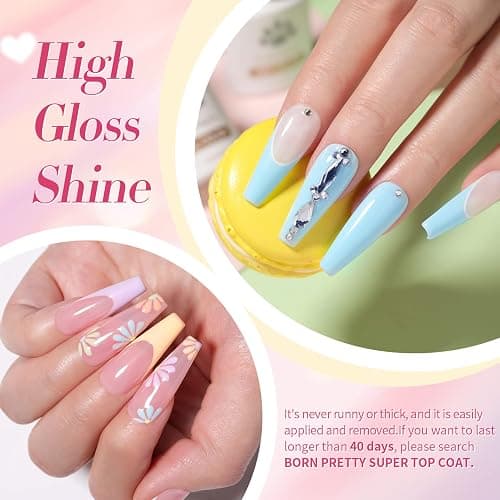 Born Pretty Pastel Gel Nail Polish Set Spring Summer Gel Polish Macaron Candy Sweet Color Gel Polish Easter Soft Pink Yellow Purple Blue Green Colors Collection Nail Art Gift Box 7ML 6PCS thumbnail 4