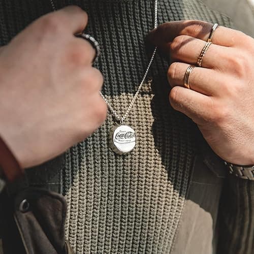 ANNI.SOUL 925 Sterling Silver Vintage Necklace,Fashion silver men's necklace, hip hop street retro silver chain thumbnail 7