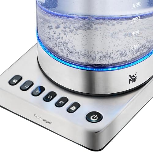 WMF Küchenminis 2 in 1 Vario Wasserkocher mit Temperatureinstellung, 1,0l, 1900 W, Teekocher Glas mit Teebeutelhalter und Sieb thumbnail 5