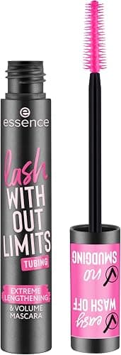 essence | Lash Without Limits Tubing Extreme Lengthening & Volume Mascara | Waterproof & Tubing| Vegan, Cruelty Free & Paraben Free - Image 1