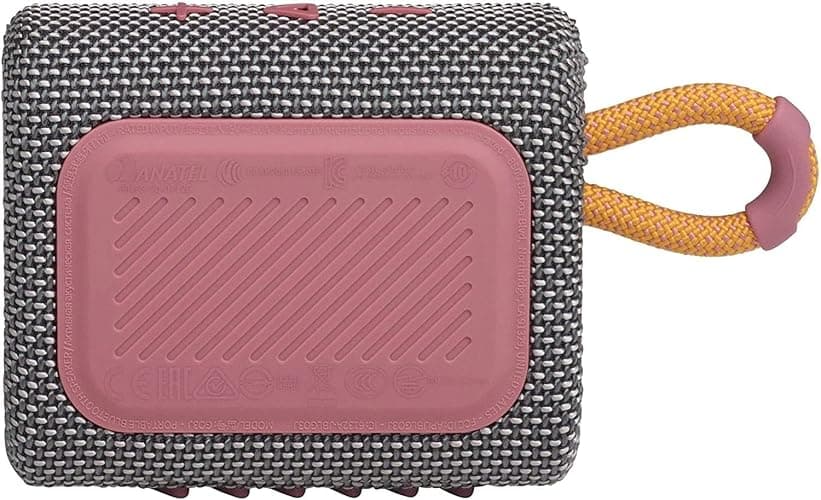 JBL Go 3 - Portable Bluetooth Speaker, Built-in Battery, Waterproof and Dustproof, Bonus Keychain LED Included - Gray thumbnail 2