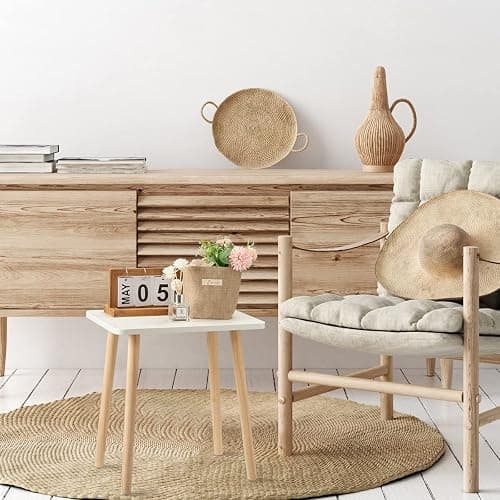 FORAOFUR Nursery Side Table, Small End Table Accent Table Living Room Balcony Office, Modern Side Bedside Home Decor, for Small Spaces, Easy Assembly thumbnail 2