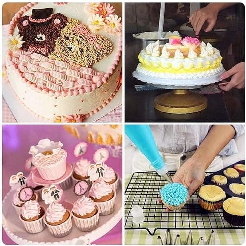 Cake Decorating Tips and Icing Piping Tips Coupler With 48pcs Piping Tips Instructions thumbnail 7