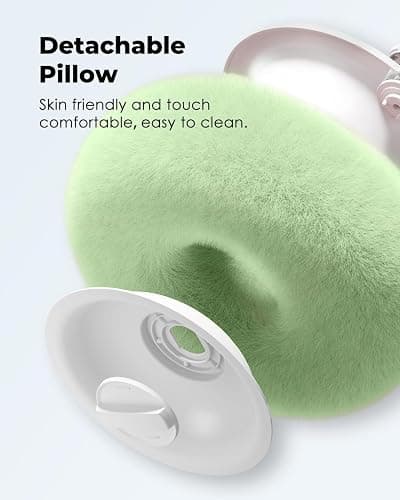 Viozon Tablet Stand Pillow, Compatible with 4.7"-13" Phone/Tablet, iPad, iPhone, Samsung, Google, Kindle, 360°Adjustable Phone Holder for Bed with Soft Plush Fabric, and Detachable Bowl, Green thumbnail 6