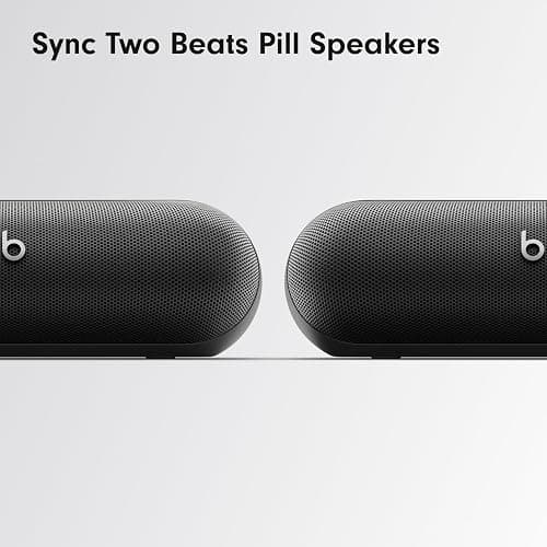 Beats Pill - Portable Bluetooth Speaker - Up to 24H Battery Life, Water Resistant, Bluetooth, Apple & Android Compatible, Seriously Loud Sound for Home, Outdoor and Travel - Matte Black thumbnail 6