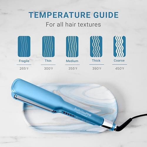 BabylissPRO Nano Titanium Ultra-Sleek Hair Straightener, Flat Iron for All Hair Types thumbnail 4