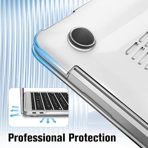 Fintie Case for MacBook Air 13 Inch A2337 (M1) / A2179 / A1932 (2021 2020 2019 2018 Release) - Snap On Hard Shell Case Cover for New MacBook Air 13 Retina Display with Touch ID, Crystal Clear thumbnail 7