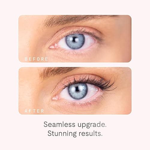 Silly George Single-Size Pop-On Lashes - DIY 1-Step Pre-Glued Faux Eyelash Cluster Kit, Natural Look Extensions, Pack of 24 Individual Clusters, Black - Blush, 12mm thumbnail 7