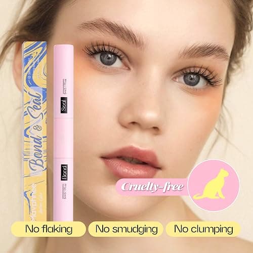Lash Glue Bond and Seal Long Lasting Strong Hold Waterproof 2 in 1 Cluster Eyelash Glue for DIY Lash Extensions by Mavphnee thumbnail 8