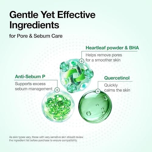 Anua Heartleaf Quercetinol Pore Deep Cleansing Foam, Face wash for Pore Refining Cleanser, Hydrating Daily Facial Cleanser For Double Cleansing, Gentle Foaming with BHA, Korean Skincare, 5.07 fl.oz. thumbnail 4