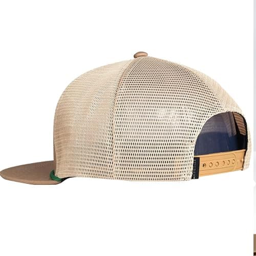 EDTREK Outdoorsman Pro Trucker Breathable Mesh Performance Cap - Flat Brim Snapback Hat thumbnail 3