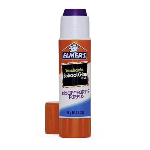 Elmer's Washable Dissappearing Purple School Glue Sticks, 3 Pack, 6 grams Each (E520) thumbnail 5
