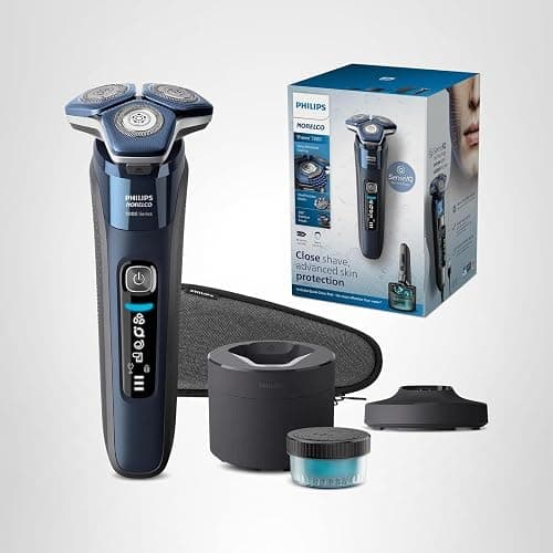 Philips Norelco Shaver 7800, Rechargeable Wet & Dry Electric Shaver with SenseIQ Technology, Quick Clean Pod, Charging Stand, Travel Case and Pop-up Trimmer, S7885/85 thumbnail 10