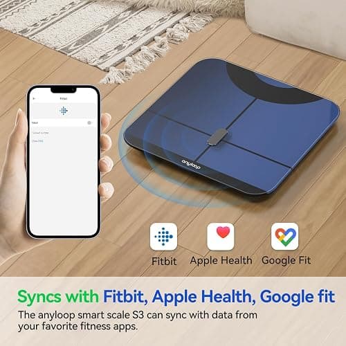 anyloop Smart Scale for Body Weight and Fat Percentage, Accurate Weight Scale Bathroom Scale Large LED Display Body Fat Scale, Digital Scale Weighing Scales Bluetooth 400lb thumbnail 6