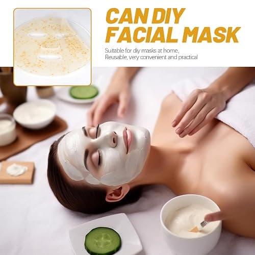 LEORX 2 pack Collagen Mask Tray Reusable Facial Mask Mold for Diy Seaweed and Mud Making Face Plate for Salon and Home Skin Care thumbnail 6