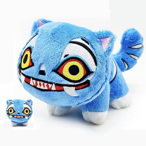 Nhemeylp Kpop Demon Tiger Toy, Demon Hunters Plush Tiger Toys for Girls Boys, Plushie Collectible Stuffed Animal Doll Halloween Plush Toys for Kids (18 * 11cm) - Image 1