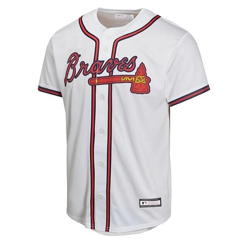 Matt Olson Atlanta Braves MLB Kids Youth 8-20 White Home Player Jersey thumbnail 2