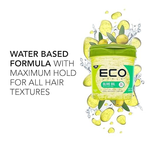 Eco Style Gel Olive Oil Styling - Adds Shine and Tames Split Ends - Delivers Moisture to Scalp - Nourishes And Repairs - Provides Weightless and Superior Hold - Ideal for all Hair - 8 oz thumbnail 4