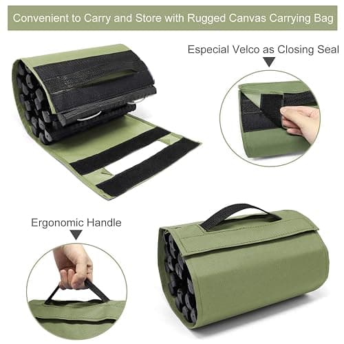 Reliancer 2PC Traction Tracks Mats TPR 31.5" L Tire Recovery Track Pad Roll Car Vehicle Tyre Traction Boards Tire Ladder Track Grabber Auto Emergency Traction Aid w/Bag for Off-Road Mud Snow Ice Sand thumbnail 6