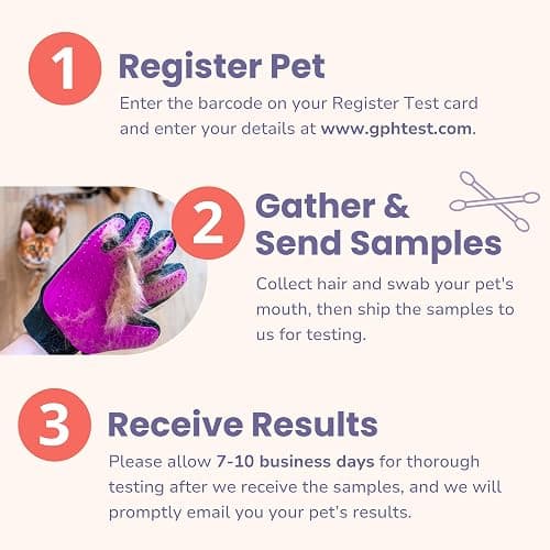 Glacier Peak Holistics, The Original Pet Intolerance Test - Screen for 395+ Food and Environmental Stressors, A Hair and Saliva Kit for Cat and Dog Sensitivities (Results in 7-10 Business Days) thumbnail 8