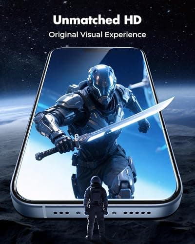 UNBREAKcable 4-Pack iPhone 17 Screen Protector, 9H Hardness | 9H tempered glass | 99.99% HD clarity | Double Shatterproof|alignment frame easy install | case-friendly thumbnail 7