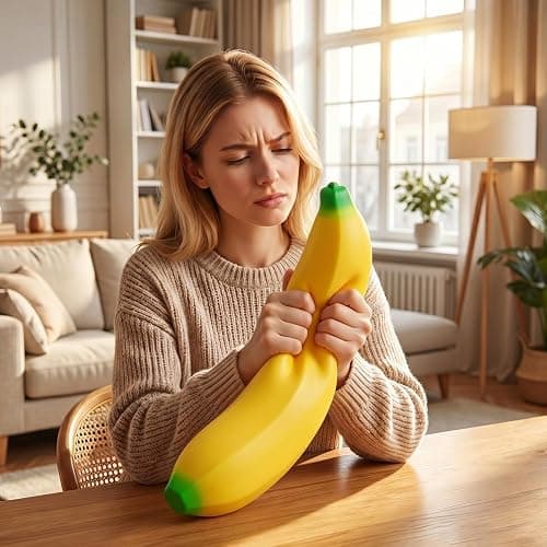 18In Giant Banana Squishy, 2026 New Jumbo Bannana Squishy Squeeze Toy, Slow Rising Soft Squishys Bananas Toys for Stress Relief thumbnail 2