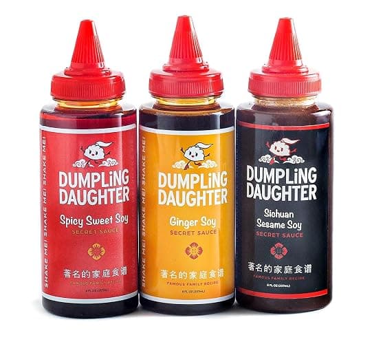 Dumpling Daughter - Spicy Sweet Soy, Ginger Soy, Sichuan Sesame Soy (24 Fl Oz, Multi-Pack) - Image 1
