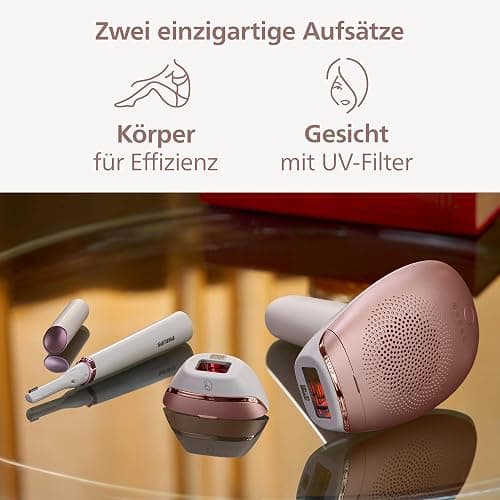 Philips Lumea IPL 7000 Series Haarentfernungsgerät – Alternative zur Laserhaarentfernung – 2 Aufsätze für Körper & Gesicht, inkl. Korrekturtrimmer (BRI921/00) thumbnail 5