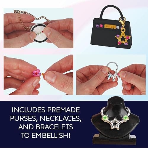 MindWare Fashion Designer Kits Ages 8+ - Run The Runway DIY Craft Kit for Girls - Creative Learning Activity for Kids - Design Bags & Jewelry thumbnail 6