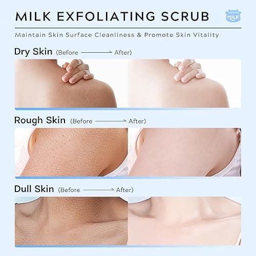 Milk Skincare Sets For Teen Girls 10-12 - Gentle Milk Skin Care for Kids / Girls Ages 8-12 - Skincare for Kids Daily Dryness Protection, Moisturizing, Cleaning, Nourishing, Christmas Gifts 11pcs thumbnail 6
