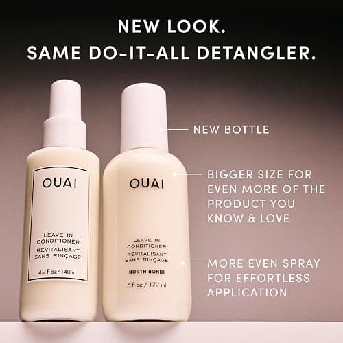 OUAI Multitasking Leave In Conditioner - Melrose Place Scent - Full Size | Heat Protectant Spray up to 450°F, Lightweight, Hydrating Detangler & Anti-Frizz Primer for Curly, Fine & Color-Treated Hair thumbnail 2