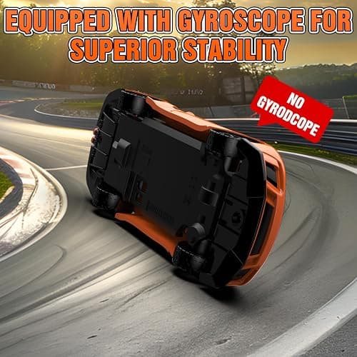 RC Drift car, 1/43 Mini Rc Drift car with Gyroscope, 2.4GHz Full Proportional Remote control Cars, 4WD High Speed Racing with Lights, Racing Tires, Model Cars Gift for Adults, Kids, Boys, Girls thumbnail 4