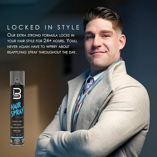 L3 Level 3 Hair Spray - Long Lasting and Strong Hold - Great for Men and Women - Level Three - Suitable for All Hair Types thumbnail 3