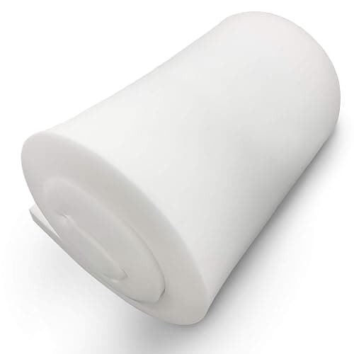 QOMFY 1" Height x 12" Width x 72" Length 1.8 Density 44ILD (Firm) Upholstery Foam Cushion Made in USA - 1" x 12" x 72" thumbnail 4
