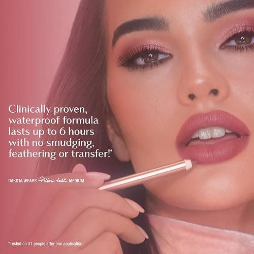 Charlotte Tilbury Lip Cheat Lip Liner Pencil - Gives Lips a Fuller-Looking, Defined Pout - Enriched with Jojoba Oil & Hyaluronic Acid - Waterproof, Smudge-Proof & Transfer-Proof thumbnail 6