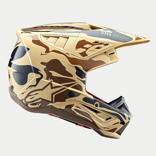 Alpinestars SM5 Mineral Helmet, Lightweight Protection for MX Riders thumbnail 4