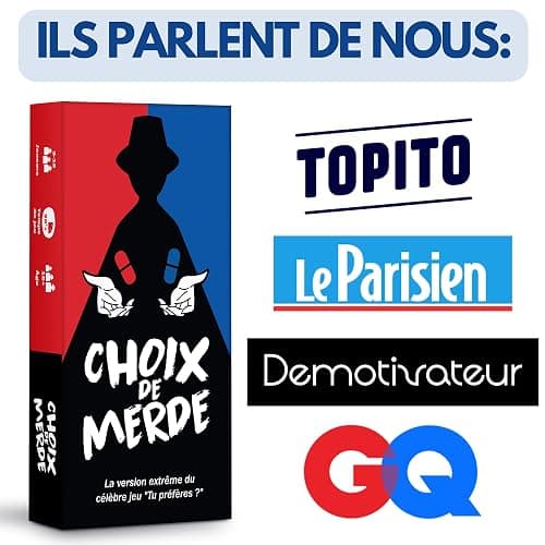 Oh Happy Games Choix de M*rde – Le “Tu Préfères” Version Extrême – Dilemmes Impossibles & Humour Noir – Jeu de Société Adulte – Soirées Entre Amis – Jeu d’Ambiance Cultissime thumbnail 6