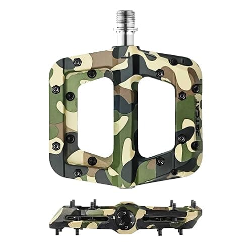 JETCAT Mountain Bike Pedals Flat - MTB Pedals Flat, Bicycle Pedals for BMX/MTN/Road/Gravel/EBike, BMX Pedals, Platform Pedals, Adults & Kids Bike Replacement Upgrades Parts 9/16 thumbnail 8
