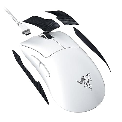 Razer DeathAdder V3 Pro Wireless Gaming Mouse: 64g Lightweight Ergonomic - 30K DPI Optical Sensor - Gen-3 Optical Switches - 8 Programmable Controls - Up to 90 Hr Battery - White thumbnail 11