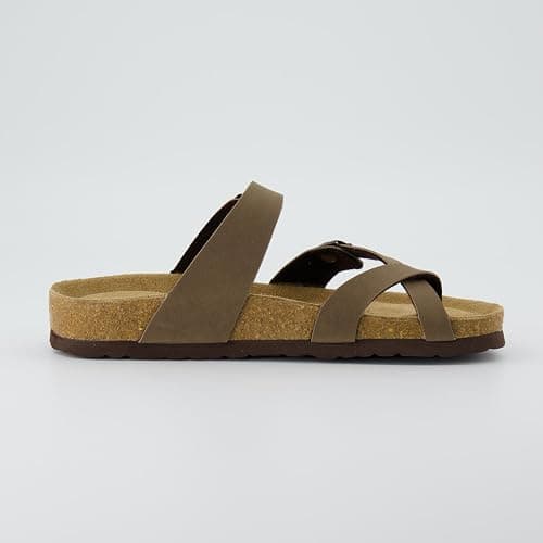 CUSHIONAIRE Women's Luna Cork Footbed Sandal With +Comfort thumbnail 4