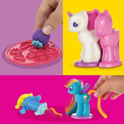 Play-Doh Make & Style Ponies Set, My Little Pony Toys and Figures, Kids Arts and Crafts Playset (Amazon Exclusive) thumbnail 5