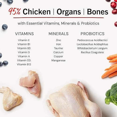 Stella & Chewy's Freeze-Dried Raw Chicken Meal Mixers- Dog Food Topper and Mixer - Made with 95% Cage-Free Chicken, Organs & Bone - Perfect for Picky Eaters - Grain-Free - 3.5oz thumbnail 8