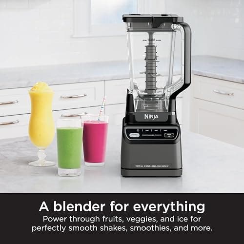 Ninja Professional Blender | Smoothie Blender, Drink Mixer, Grinder, Ice Crusher | Total Crushing™ Technology, Auto-iQ™ Smart Presets, Professional 1200W Power, XL 72oz Pitcher | Dark Grey | BR201AMZ thumbnail 2