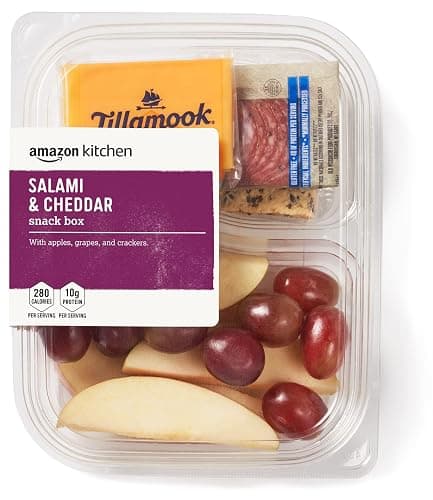 Amazon Kitchen, Salami & Cheddar Snack Box, 5.88 Oz - Image 1