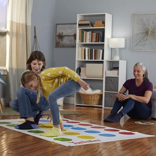 Hasbro Twister Party Classic Board Game for 2 or More Players,Indoor and Outdoor Game for Kids 6 and Up,Packaging May Vary - Red, Yellow, Blue, Green, White thumbnail 4