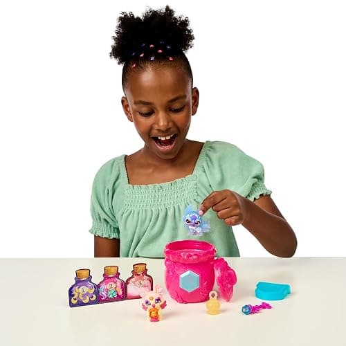 Magic Mixies Mixlings 2 Pack Cauldron with Magical Fizz and Reveal Unboxing. Double The Magic and Reveal 2 Mixlings from The Crystal Woods Series. 40 to Collect! thumbnail 2