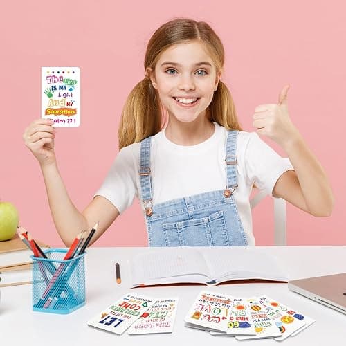 24Pcs Bible Verse Notepads,Mini Religious Pocket Notebooks Motivational Christian Small Inspirational Notepads Journals Gift Bulk Prizes for Kids Teacher School Home Travel Supplies (Bible White) thumbnail 6
