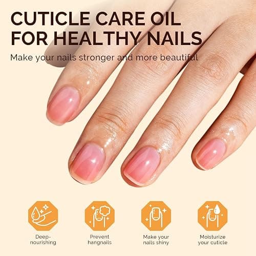MelodySusie 6Pcs Cuticle Oil Pen Set,Nail Moisturizing Cuticle Oil Enriched with Vitamin E,Softens and Repairs Cuticles,Nail Strengthener,Protects Damaged Skin,Thin Nails,for Home and Salon Use thumbnail 3